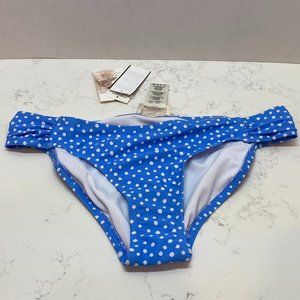 NWT Jessica Simpson On The Spot Side Shirred Hipster Swimsuit